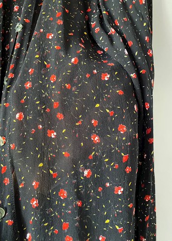 Düğmeli şifon  Gömlek - Görsel 4