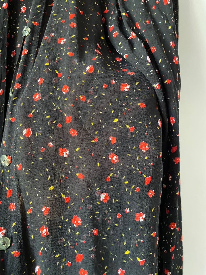 Düğmeli şifon  Gömlek - Görsel 4