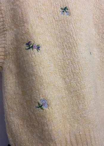 Zara Sarı Triko Süveter - Görsel 3