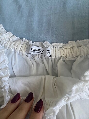 s Beden Beyaz Crop
