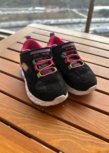 Kız Çocuk Siyah Pembe Spor Ayakkabı - Görsel 2