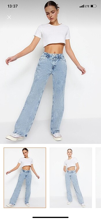 Trendyol yüksek bel jean