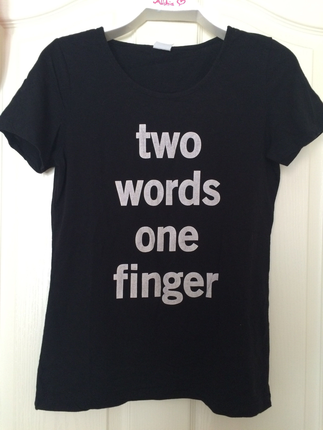 Two words one finger