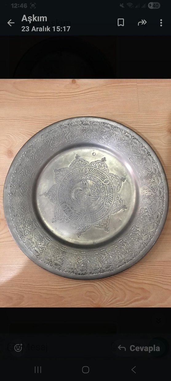 bakır elişi lenger - Görsel 2