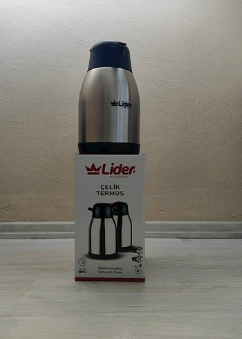 Diğer Gri Çelik Termos - Lider