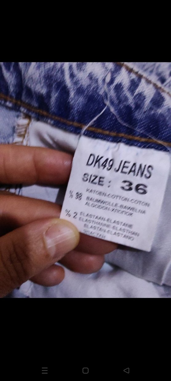 Gri Salaş Midi Kadın Kot Pantolon - Görsel 5