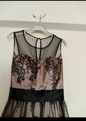 Diğer Dantel Detaylı Vintage Elbise