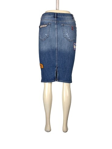 xs Beden Zara Midi Etek %70 İndirimli.