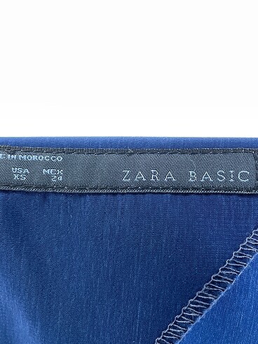 xs Beden lacivert Renk Zara Kısa Elbise %70 İndirimli.