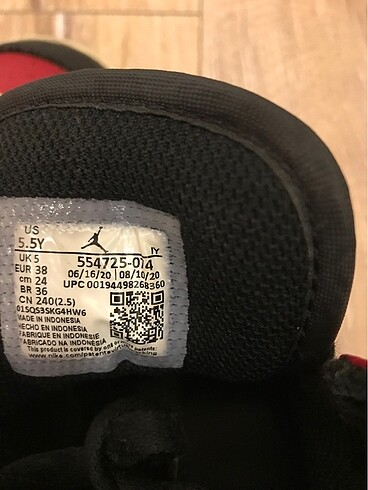 38 Beden Nike Air jordan spor ayakkabı