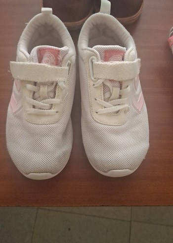 Kız Çocuk Beyaz Cırt Cırtlı Sneaker