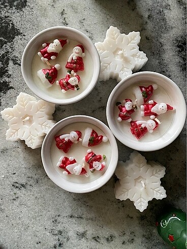 Yeni yıl kase soya mum
