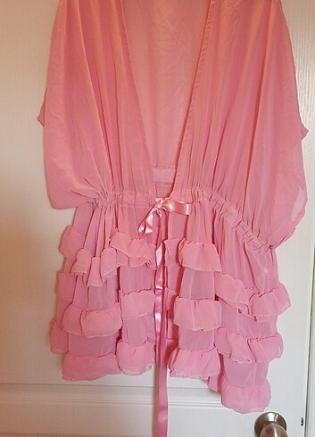 Pembe Şifon Pareo