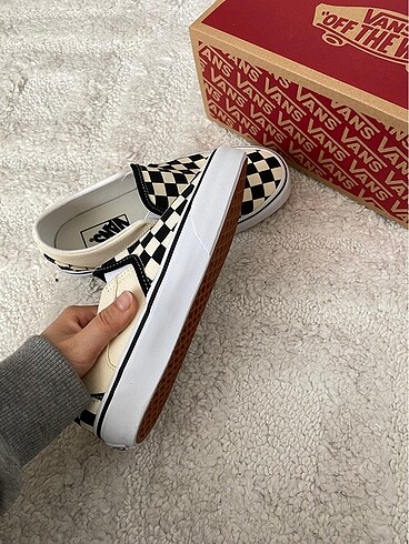 Vans Vans Damalı Checkboard Slip On