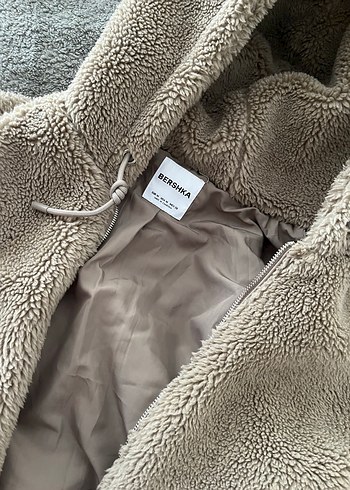 Kahverengi Suni Kürk Detaylı Kadın Ceket - Görsel 2