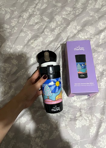 Renkli Termos Matara 380ml - Görsel 2