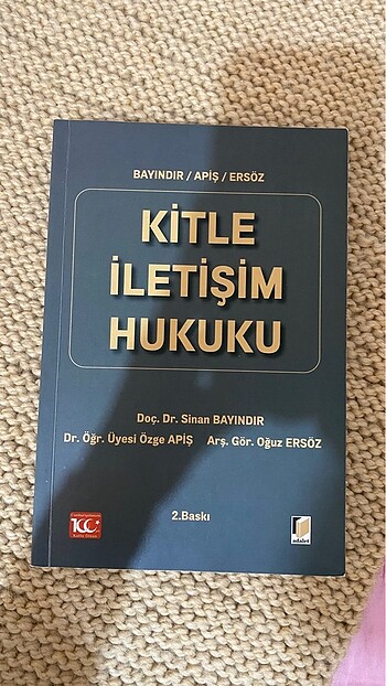 Kitle iletişim hukuku kitap