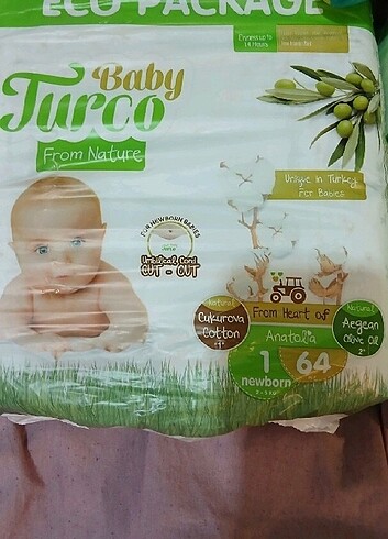 2 Beden: 3-6 kg Beden Renk Bebek Bez