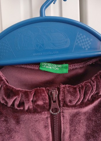 Kız Çocuk Kahverengi Kot Ceket - Görsel 2