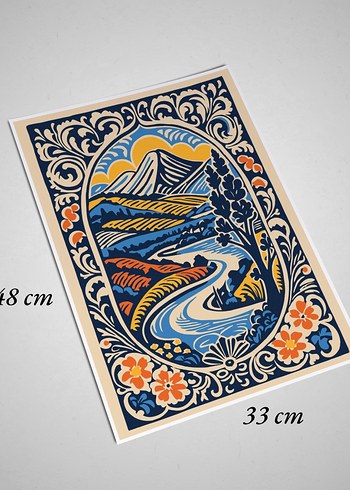 Beden Doğa Temalı Poster