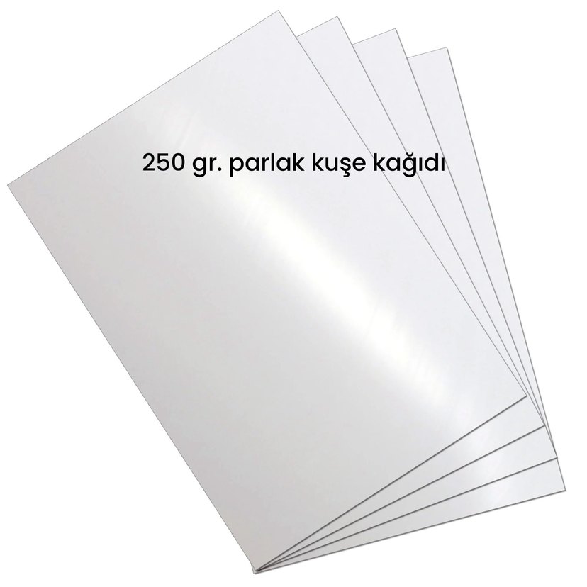 Mavi Leopar Desenli Baskılı Kedi Poster Baskı - Görsel 4