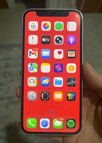 Beyaz iPhone 12 mini 256 gb - Görsel 2