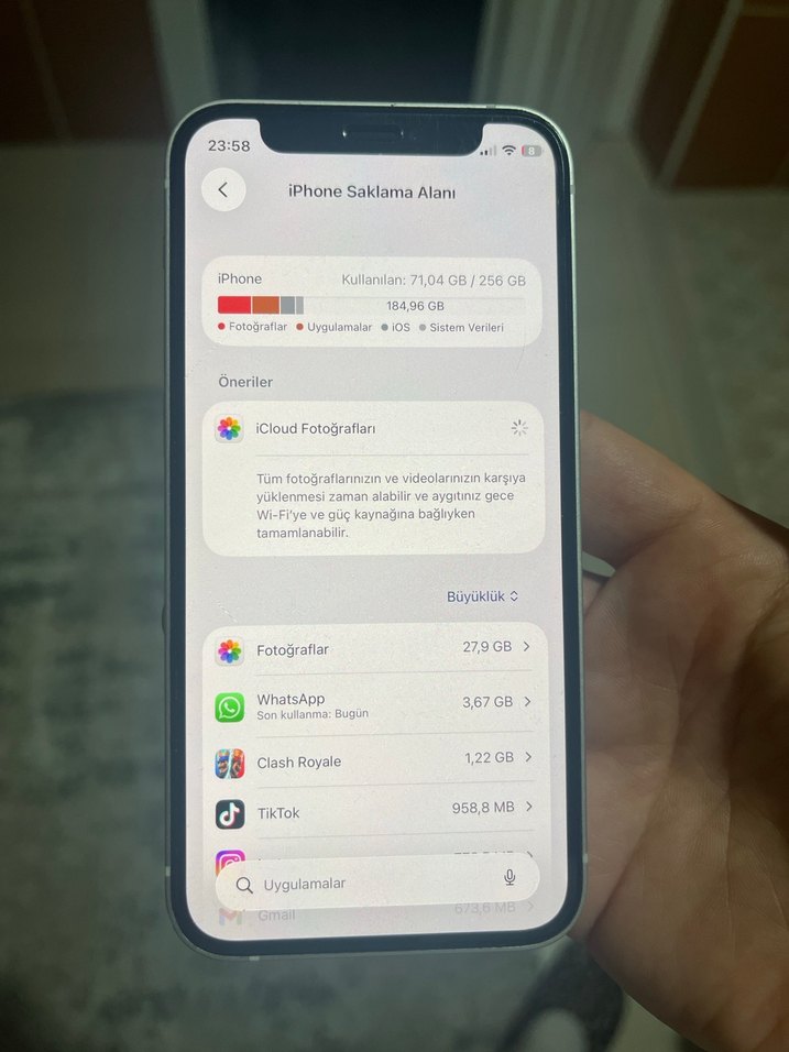 Beyaz iPhone 12 mini 256 gb - Görsel 4