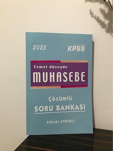 MUHASEBE ÇÖZÜMLÜ SORU BANKASI