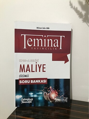 TEMİNAT MALİYE ÇÖZÜMLÜ SORU BANKASI