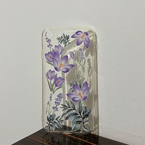 iPhone 7 Desenli Şeffaf Telefon Kılıfı