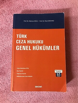 Türk Ceza Hukuku Genel Hükümler