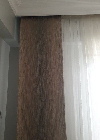 Bej Gri Modern Düz japon Perde
