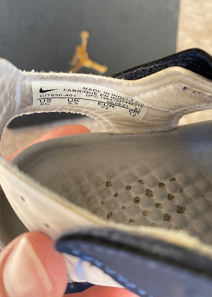 Nike jordan bebek sandalet - Görsel 2