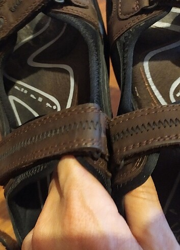 39,5 Beden kahverengi Renk Kinetix unisex sandalet