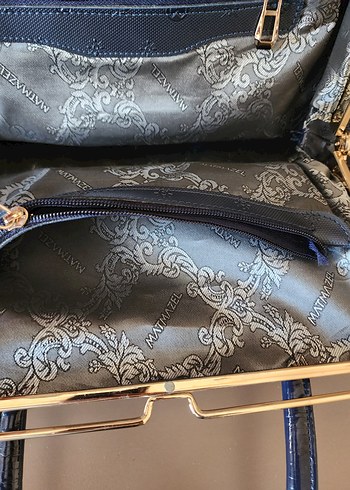 matmazel lacivert canta - Görsel 6