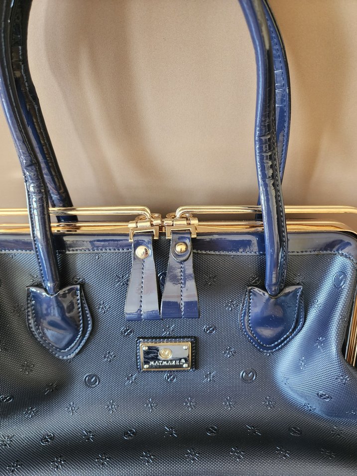 matmazel lacivert canta - Görsel 3