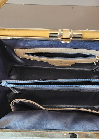 Beyaz Deri Kabartmalı Kadın Çanta matmazel - Görsel 5