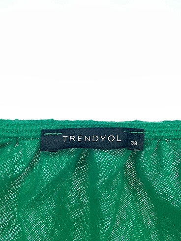 38 Beden yeşil Renk Trendyol & Milla Kısa Elbise %70 İndirimli.