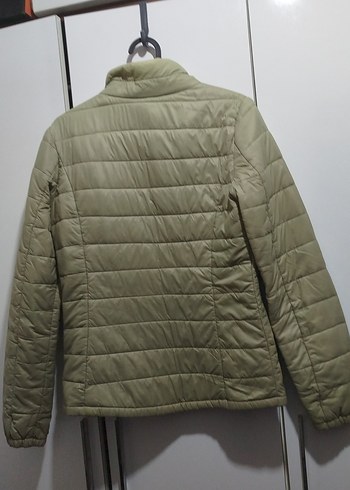 Bej Fermuarlı Kadın Günlük Mont - Görsel 5