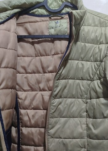 Bej Fermuarlı Kadın Günlük Mont - Görsel 6