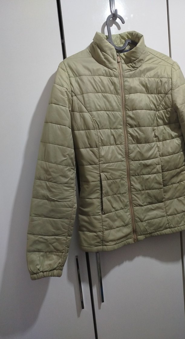 Bej Fermuarlı Kadın Günlük Mont - Görsel 2