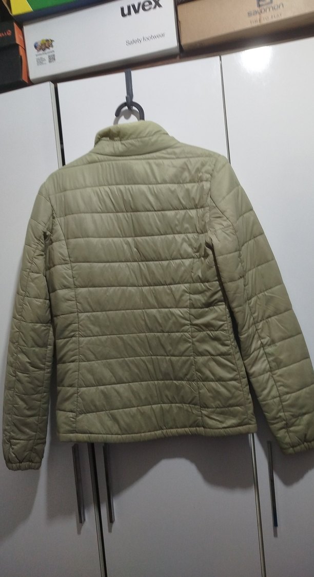 Bej Fermuarlı Kadın Günlük Mont - Görsel 5