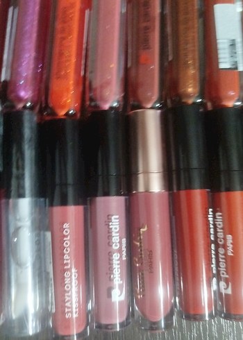 Çok Renkli Avon ve Pierre Cardin Ruj Seti - Görsel 3