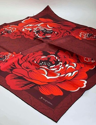Zerafetim kırmızı Twill eşarp