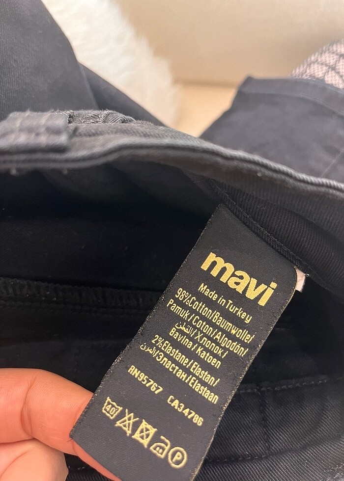 Mavi black pantolon - Görsel 2