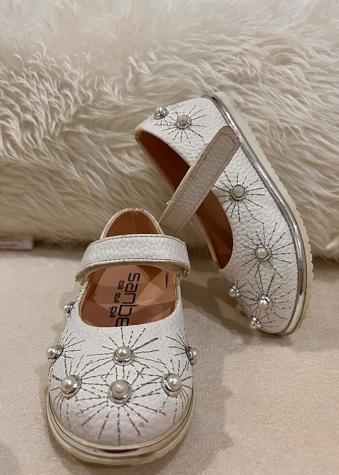 Kız bebek taşlı ayakkabı - Görsel 2