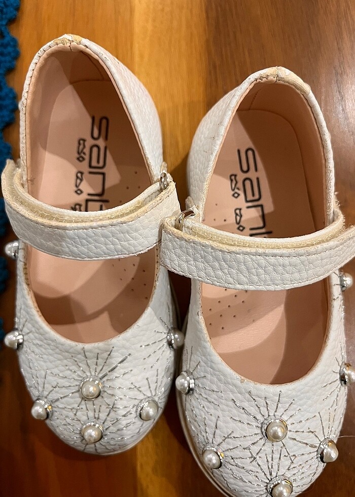 Kız bebek taşlı ayakkabı - Görsel 3