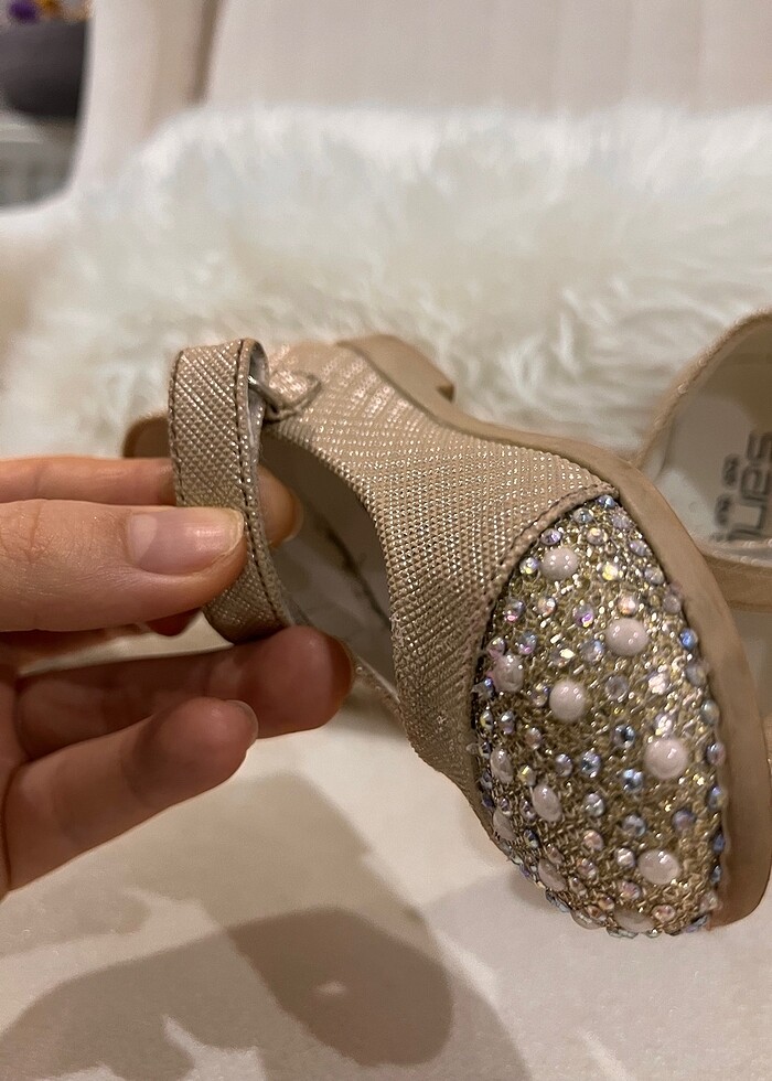 Taşlı bebek ayakkabısı - Görsel 2