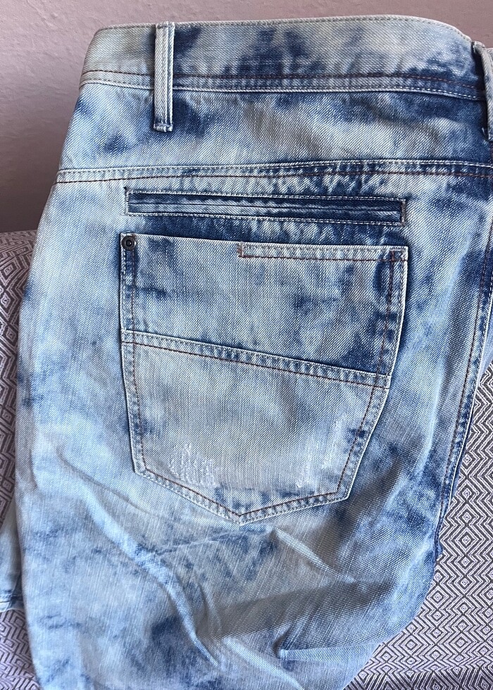 Erkek kot şort 40 beden - Görsel 3