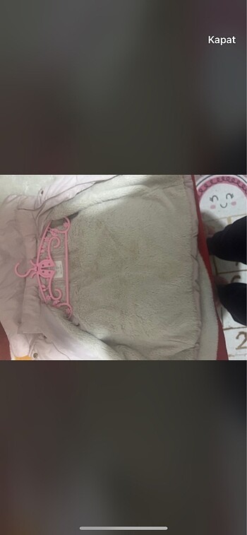 5 Yaş Beden pembe Renk Zara nın muhteşem montu